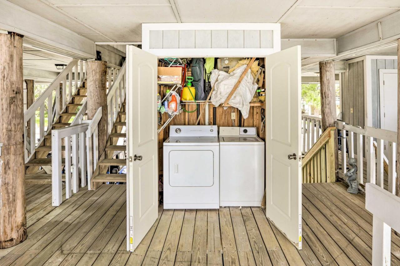 Waterfront Escape With Balcony On Shell Point Beach! Panacea Exterior foto